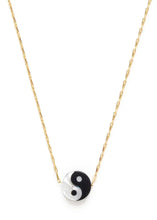 Load image into Gallery viewer, Mother Of Pearl Yin Yang Necklace - Tigertree
