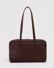 Load image into Gallery viewer, Medium Nylon Bowler Bag - Coffee
