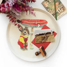 Load image into Gallery viewer, Nicholas Bunny Large Round Tray - Tigertree
