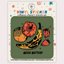 Load image into Gallery viewer, Been Better Fruit Plate Sticker
