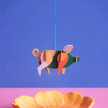 Load image into Gallery viewer, Pig Ornament - Tigertree
