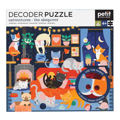 Catventures Sleepover Decoder Puzzle - Tigertree