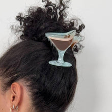 Load image into Gallery viewer, Large Espresso Martini Hair Claw Clip
