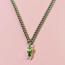 Load image into Gallery viewer, Tooth Necklace- Stainless Steel
