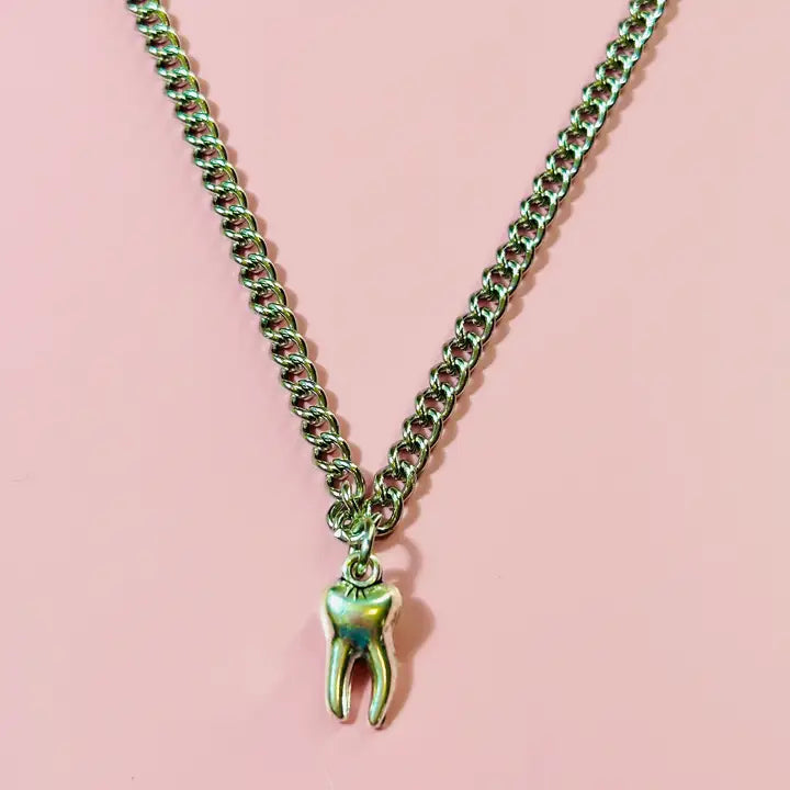 Tooth Necklace- Stainless Steel
