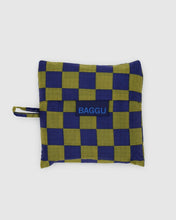 Load image into Gallery viewer, Standard Baggu - Pear Navy Check
