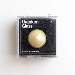 Yellow Uranium Glass Ball - Tigertree