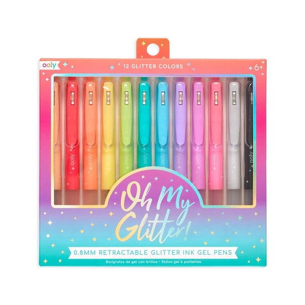 Oh My Glitter! Retractable Glitter Gel Pens - Tigertree