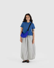 Load image into Gallery viewer, Small Nylon Crescent Bag - Lapis
