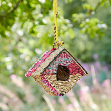 Load image into Gallery viewer, Diamond Recycled Cotton Handmade Birdhouse
