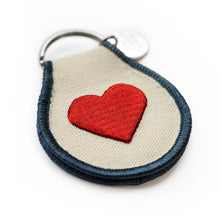 Load image into Gallery viewer, Heart Patch Keychain - Tigertree
