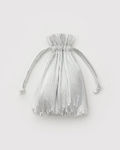 Load image into Gallery viewer, Pleated Baggu- Chrome Metallic
