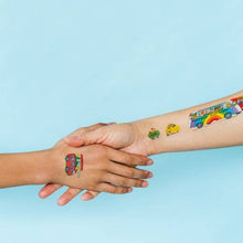 Load image into Gallery viewer, Things That Go Richard Scarry Tattoo Sheet
