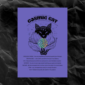 Cosmic Cat Scratch Off Fortune Card