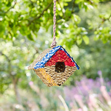 Load image into Gallery viewer, Diamond Recycled Cotton Handmade Birdhouse
