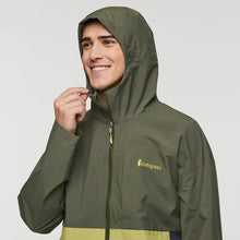 Load image into Gallery viewer, Cielo Rain Jacket - Fatigue and Lemongrass
