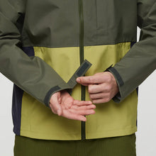 Load image into Gallery viewer, Cielo Rain Jacket - Fatigue and Lemongrass
