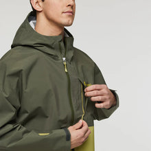 Load image into Gallery viewer, Cielo Rain Jacket - Fatigue and Lemongrass
