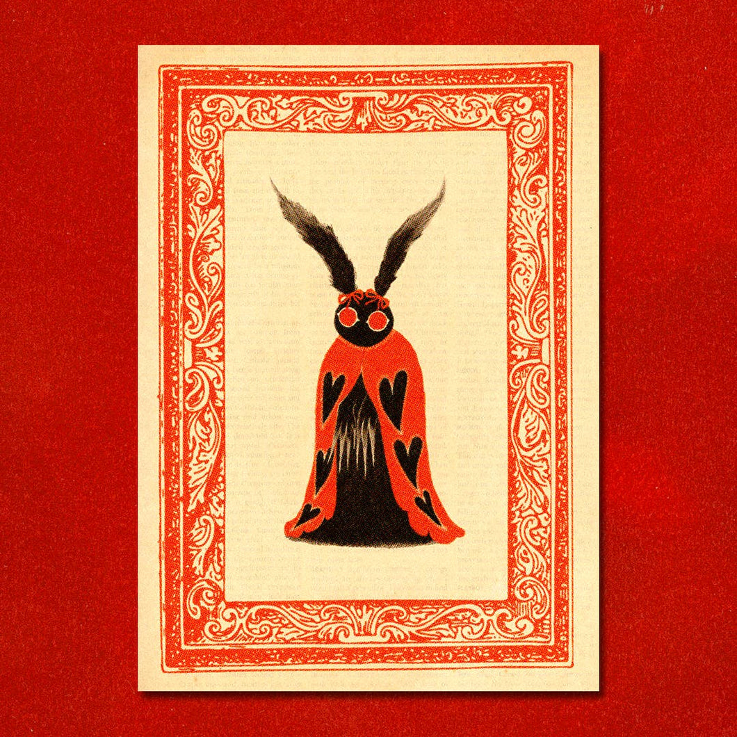 Romantic Mothman Print - Tigertree