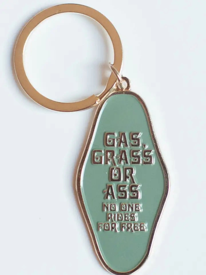 Gas Grass or Ass Keychain - Tigertree