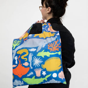 Sea Animals Art Sack - Reusable Tote Bag - Tigertree