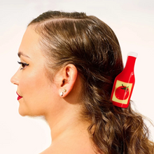 Load image into Gallery viewer, Large Ketchup Hair Claw Clip
