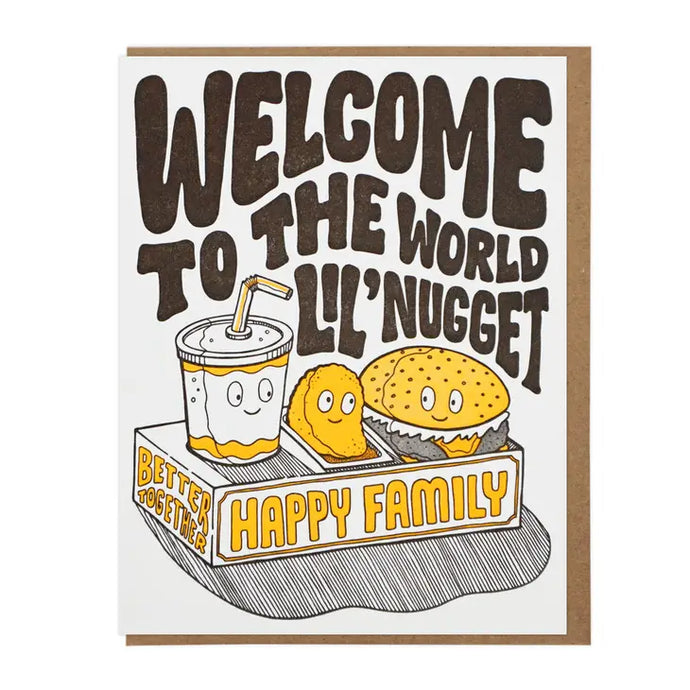 Welcome Lil' Nugget Card - Tigertree