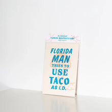 Load image into Gallery viewer, Florida Man Letterpress Postcard Set Vol. 1 - Tigertree
