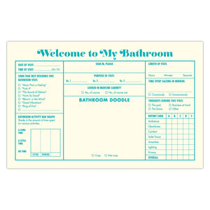 Guest Book- Bathroom