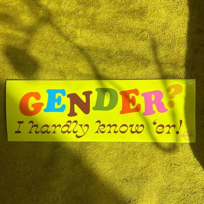 Gender? Sticker - Tigertree