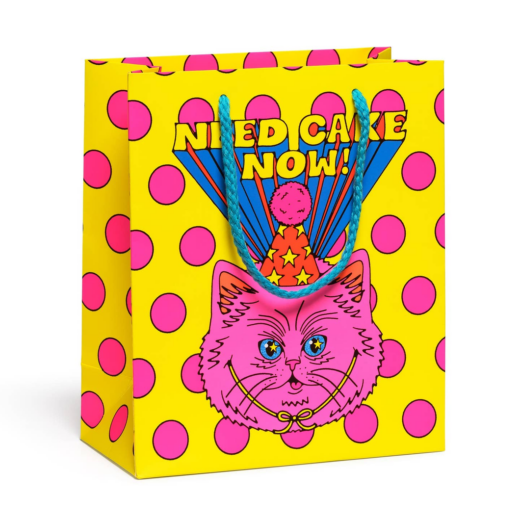 Need Cake Now Gift Bag- Medium