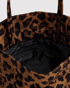 Nylon Drawstring Bag- Leopard