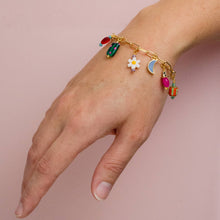 Load image into Gallery viewer, Ladybird Daisy Charm Bracelet - Tigertree
