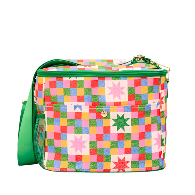 Checker Stars Cooler Bag