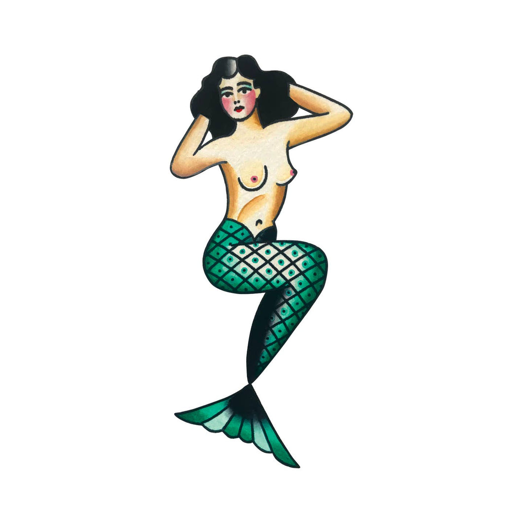 Mermaid Tattoo Pair - Tigertree