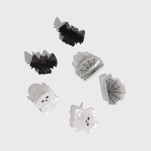 Mini Halloween Claw Clips- Set of 6