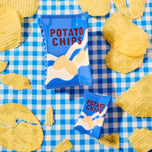 Load image into Gallery viewer, Large Potato Chip Bag Hair Claw Clip
