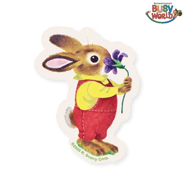 Richard Scarry Nicholas Bunny Iris Sticker - Tigertree