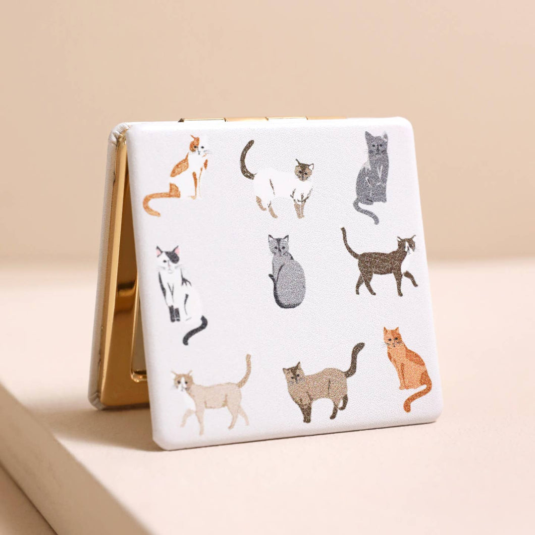 Cat Compact Mirror - Tigertree