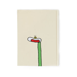 Lowly Worm Embroidered Journal