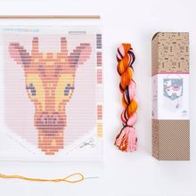 Load image into Gallery viewer, Giraffe Wall Art Embroidery Kit - Tigertree
