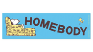 Snoopy Homebody Bumper Sticker