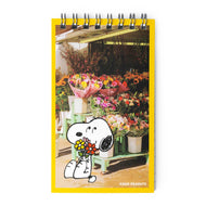 Snoopy Flower Bouquet Mini Memo Pad - Tigertree