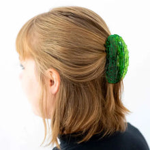 Load image into Gallery viewer, Large Pickle Hair Claw - Tigertree
