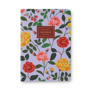 Roses Stitched Notebooks S/3