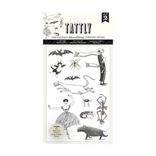 Load image into Gallery viewer, Gorey&#39;s Creatures &amp; Figures Tatt. Sheet
