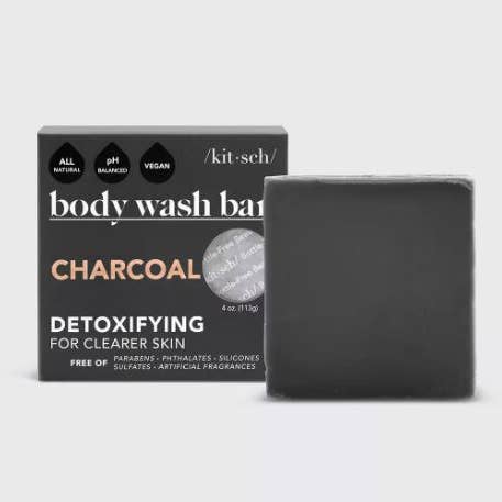 Charcoal Detoxifying Body Wash Bar - Tigertree