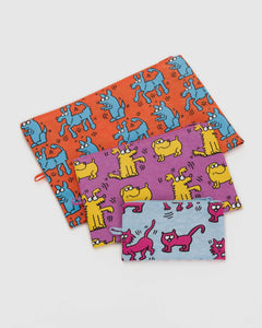 Go Pouch Set - Keith Haring Pets - Tigertree