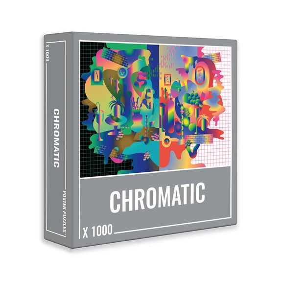 Chromatic 1000 Piece Jigsaw Puzzle - Tigertree