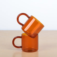 Load image into Gallery viewer, Amber Glass Mug Set - Tigertree
